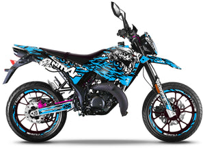 Kit déco Generic Trigger SM 50cc 2006-2018 Eyes | autocollants moto | personnalisation 50cc | armysctv