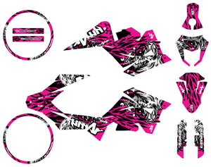 Kit déco Generic Trigger SM 50cc 2006-2018 Eyes | autocollants moto | personnalisation 50cc | armysctv