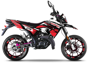 Dekor kit Generic Trigger SM 50cc 2006-2018 Skynine | Motorradaufkleber | Personalisierung 50cc | armysctv