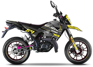 Deko-sett Generic Trigger SM 50cc 2006-2018 Utstyr | motorsykkelklistremerker | tilpasning 50cc | armysctv