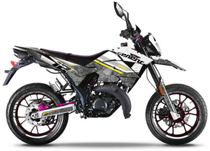 Kit pegatinas Generic Trigger SM 50cc 2006-2018 Guerra | pegatinas para moto | personalización 50cc | armysctv