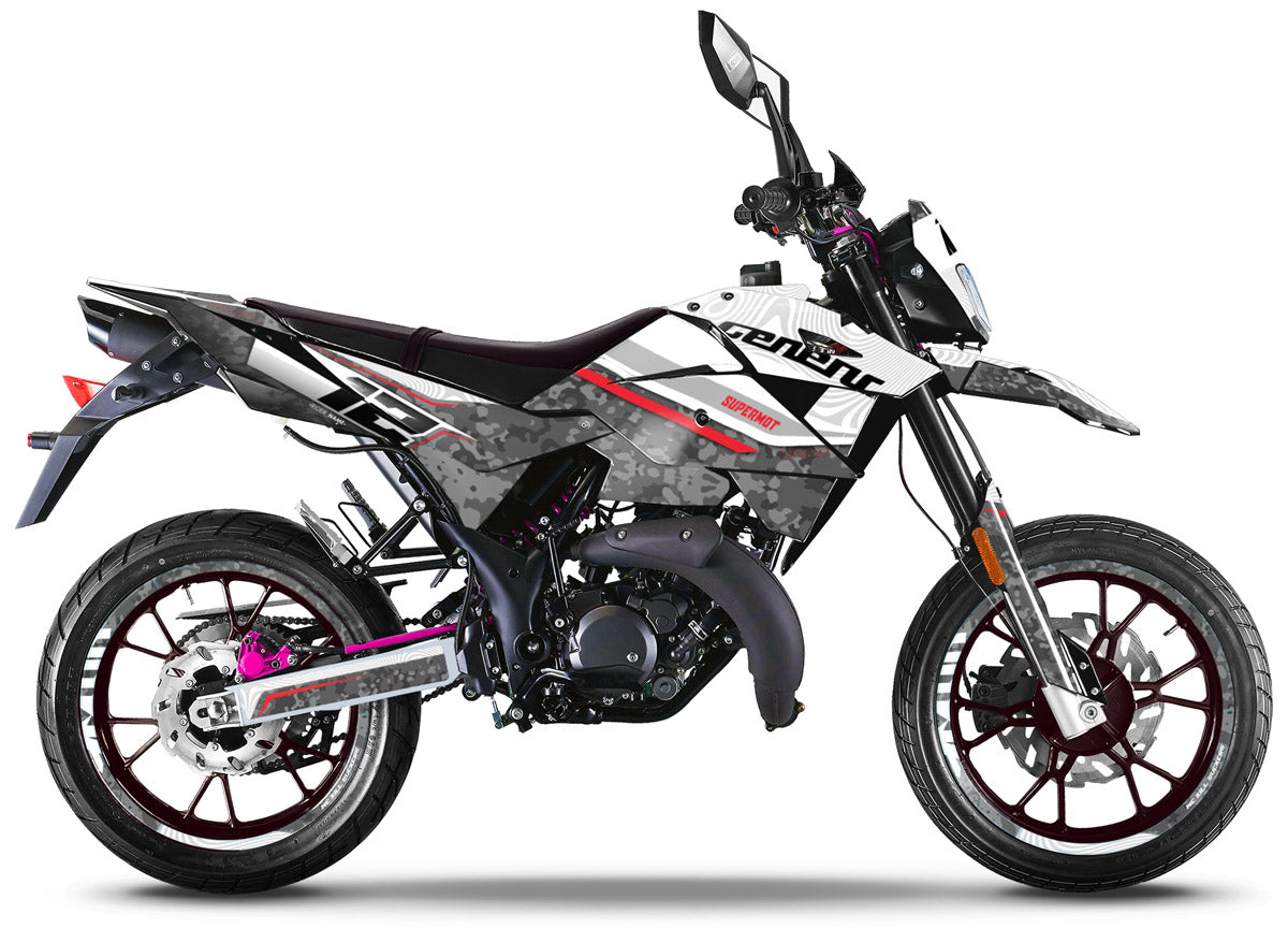Kit déco Generic Trigger SM 50cc 2006-2018 Warfare | autocollants moto | personnalisation 50cc | armysctv