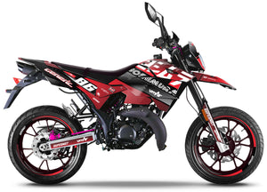 Kit pegatinas Generic Trigger SM 50cc 2006-2018 Yoshi | pegatinas para moto | personalización 50cc | armysctv