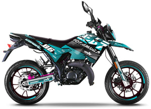 Kit pegatinas Generic Trigger SM 50cc 2006-2018 Yoshi | pegatinas para moto | personalización 50cc | armysctv