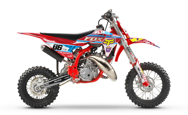 GasGas MC 50 2024 Red Fox Graphic decals