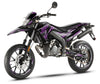 Deko-sett 50cc Gilera SMT 2018-2025 Alpha på en motorsykkel med moderne og slagkraftig design.