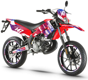 Kit déco 50cc Gilera SMT 2011-2017 Army France | autocollants moto | personnalisation 50cc | armysctv