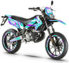 50cc Graphics kit Gilera SMT 2011-2017 MX Sky | motorcycle stickers | 50cc customization | armysctv