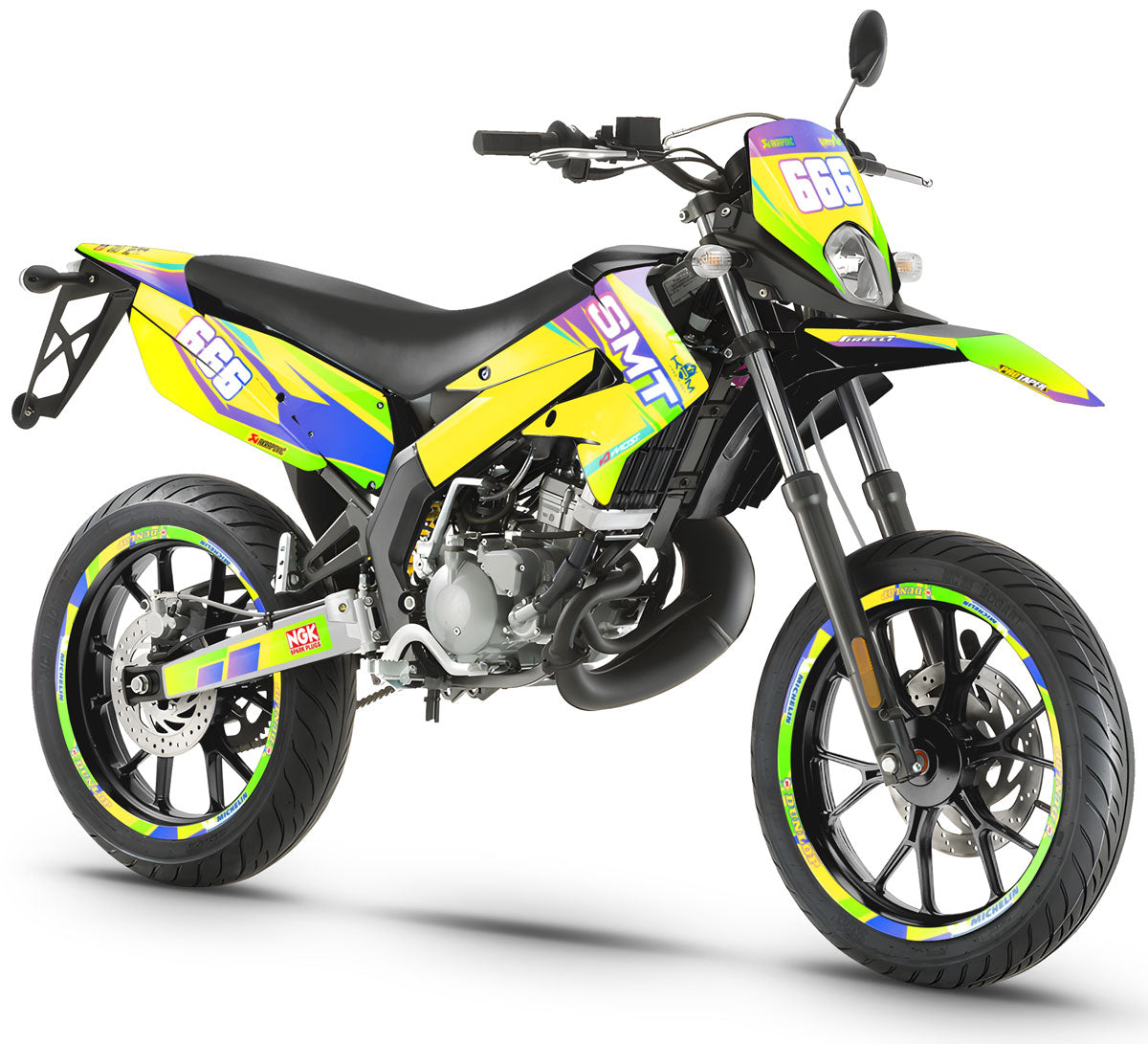50cc Graphics kit Gilera SMT 2011-2017 Army Valentino | motorcycle stickers | 50cc customization | armysctv