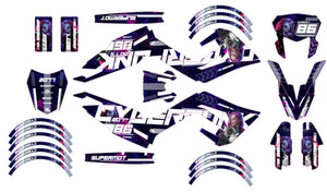 Kit déco 50cc Gilera SMT 2018-2025 Cyborg | autocollants moto | personnalisation 50cc | armysctv