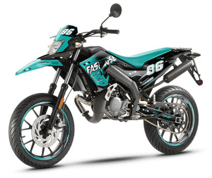 Kit déco 50cc Gilera SMT 2018-2025 Fasthouse | autocollants moto | personnalisation 50cc | armysctv
