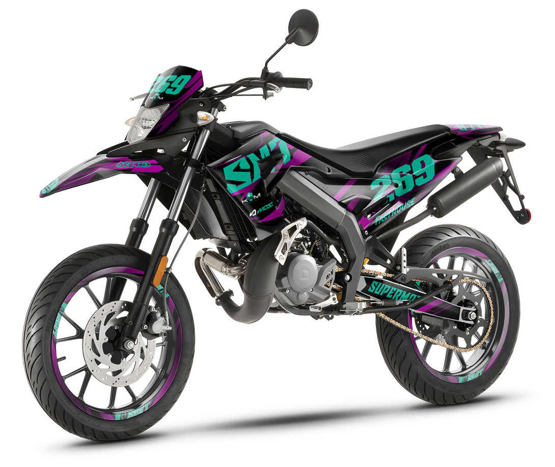 Kit déco 50cc Gilera SMT 2018-2025 Purple Rain