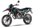 Deko-sett 50cc Gilera SMT 2018-2025 Purple Rain | motorsykkelklistremerker | tilpasning 50cc | armysctv
