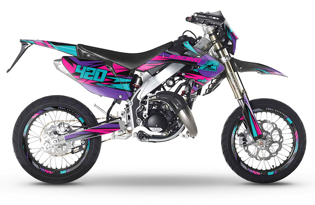 Kit déco HM CRM 50 Derapage Electrify