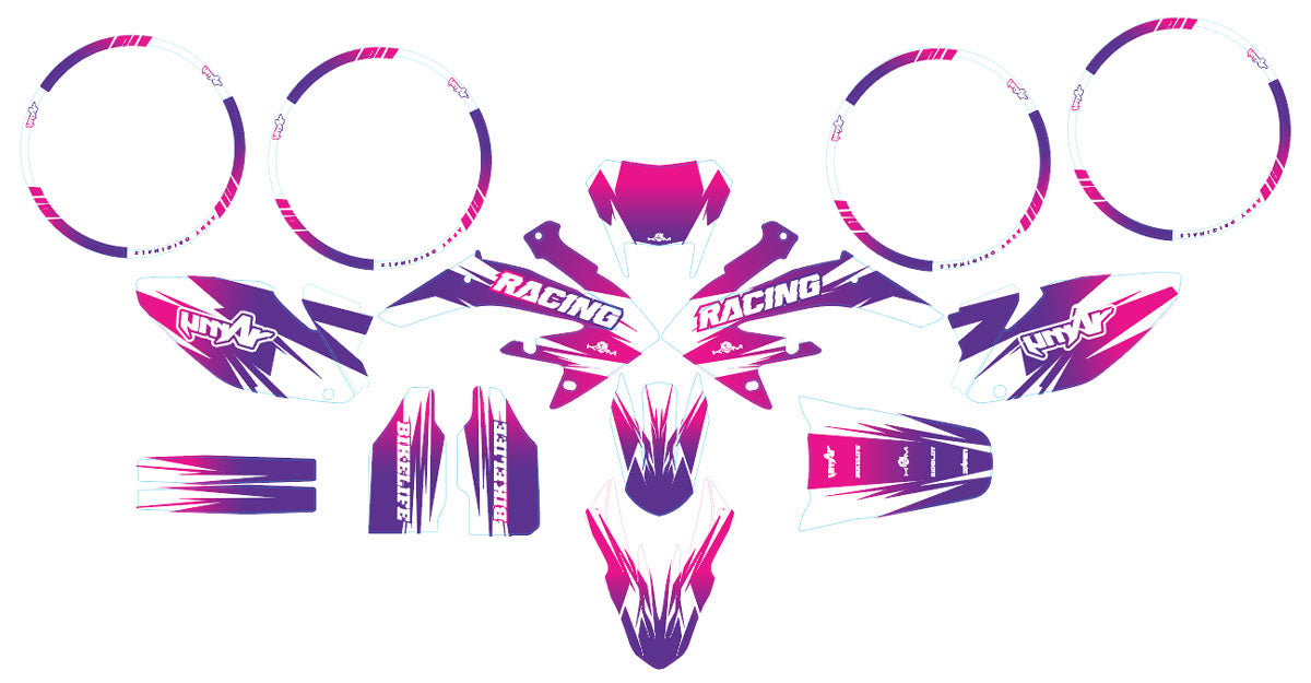 Kit déco HM CRM 50 Derapage X-Fast