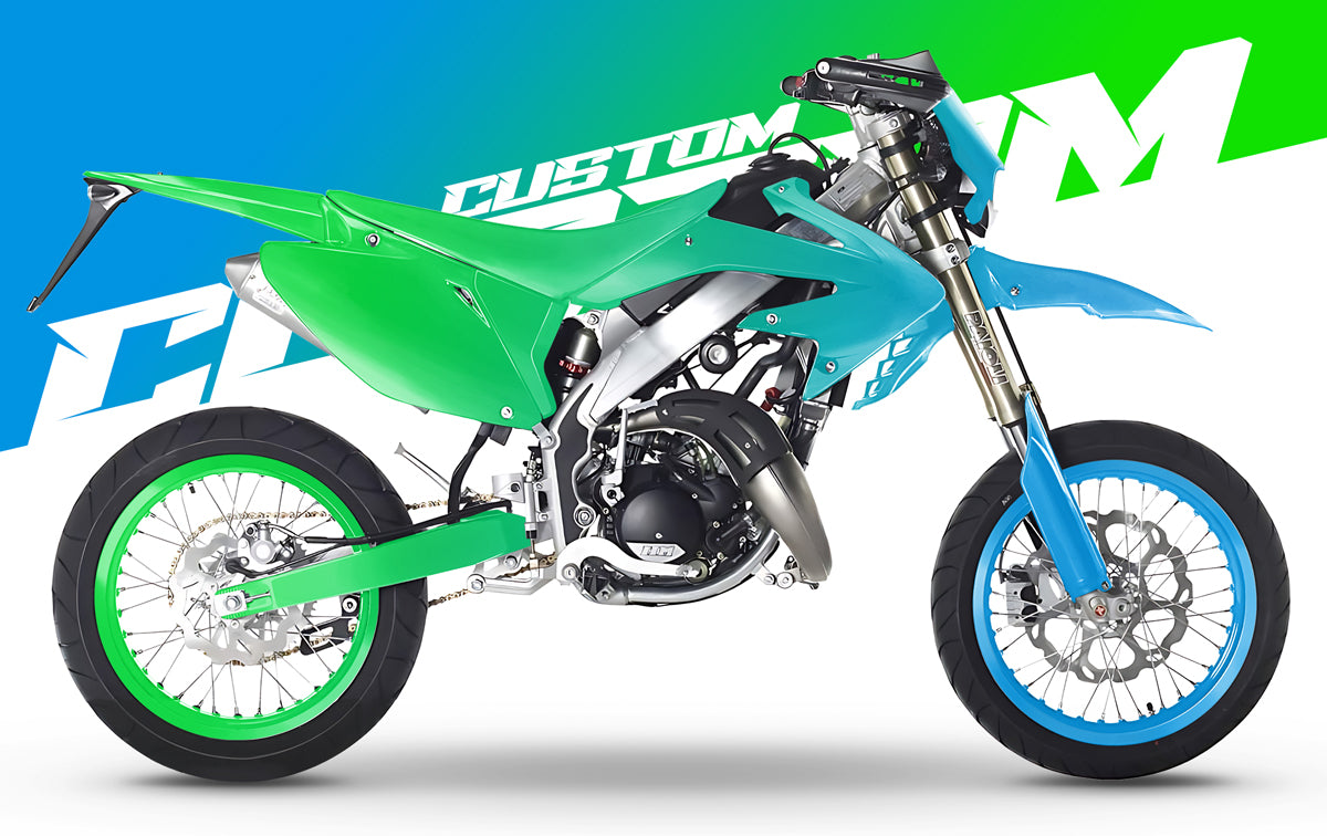 Kit déco 100% perso Honda HM CRM 50 Derapage | autocollants moto | personnalisation 50cc | armysctv