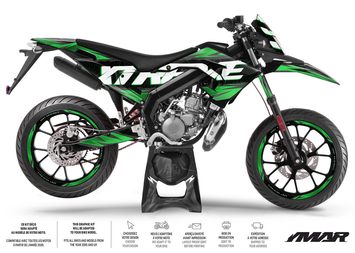 Kit déco 50cc Derbi Senda x-treme 2018-2025 Magix