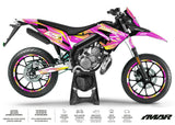 50cc Graphics kit Derbi Senda xtreme 2018-2025 Mx Sky