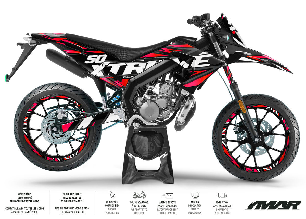Kit déco 50cc Derbi Senda x-treme 2018-2025 Army Vision