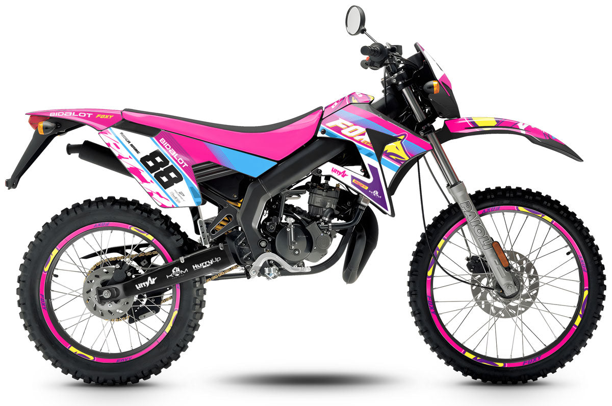 Kit déco 50cc Gilera RCR/SMT 2004-2010 Pink Fox
