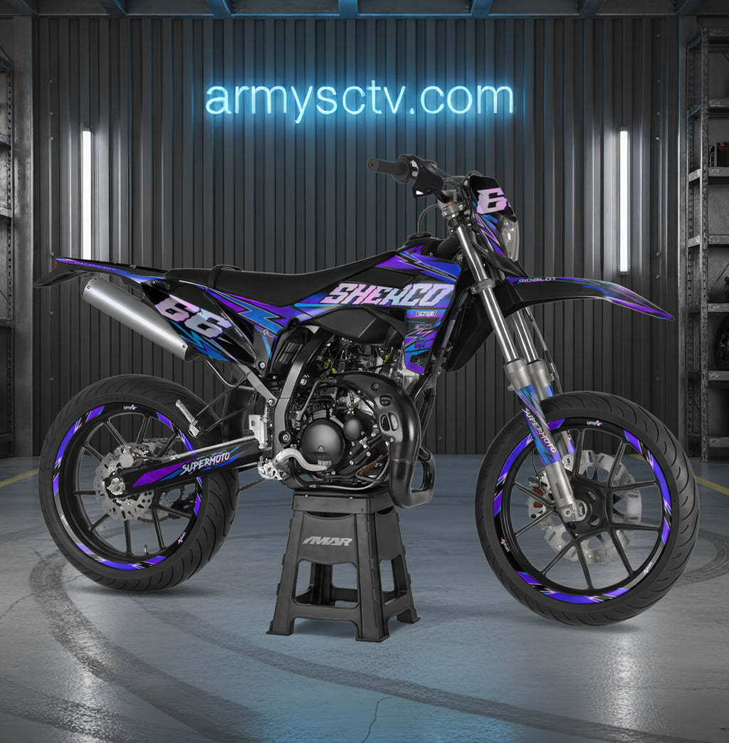 Kit déco 100% perso Sherco 50cc 2017-2025
