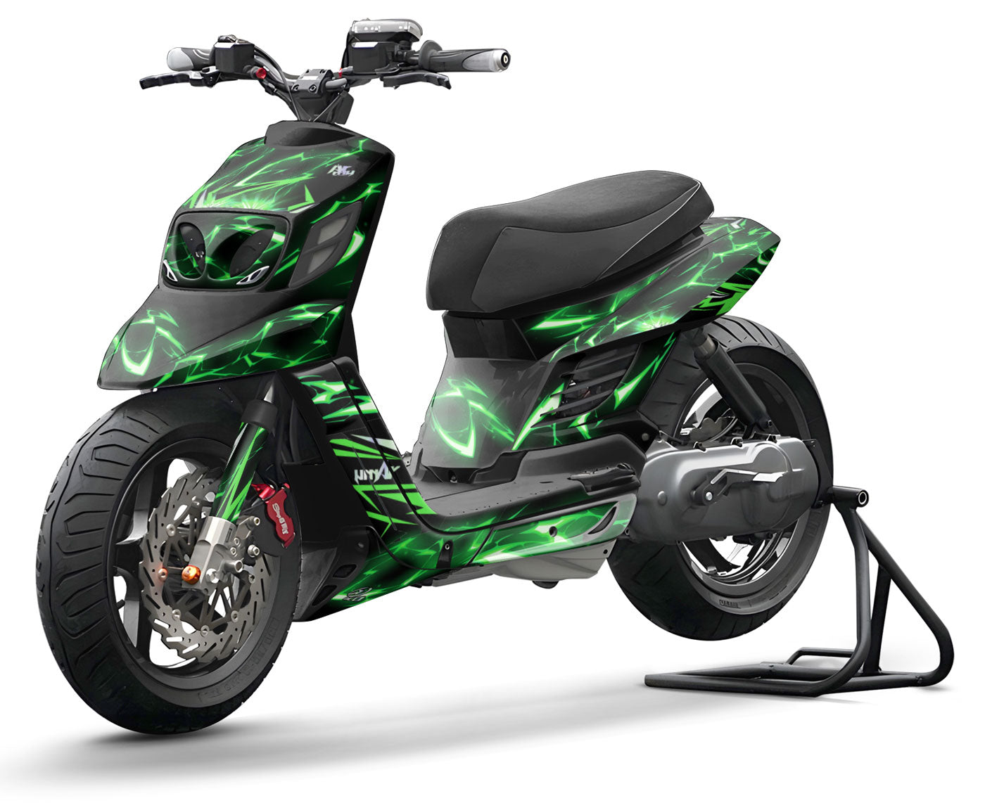 Graphics kit MBK Booster RX BCD/Yamaha BW's RX BCD Wheelyz