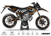 Kit déco 50cc Derbi Senda xtreme 2018-2026 Wheelyz