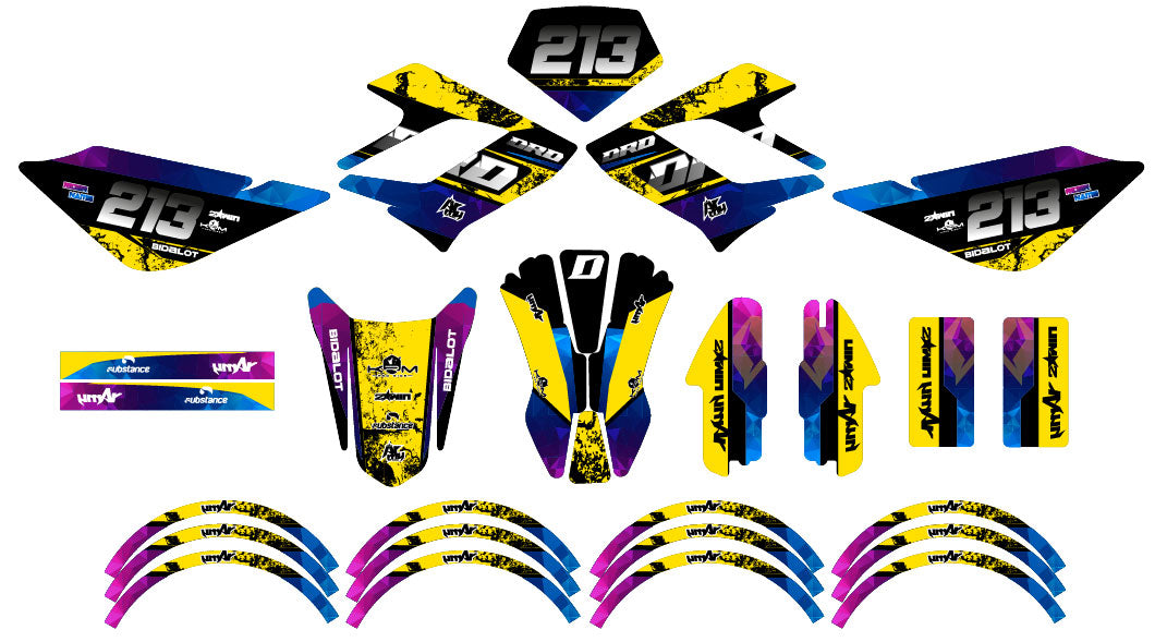 Kit déco 50cc Derbi DRD Racing Colorz