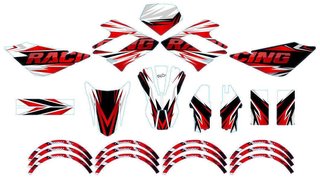 Kit déco 50cc Derbi DRD Racing Courtesy