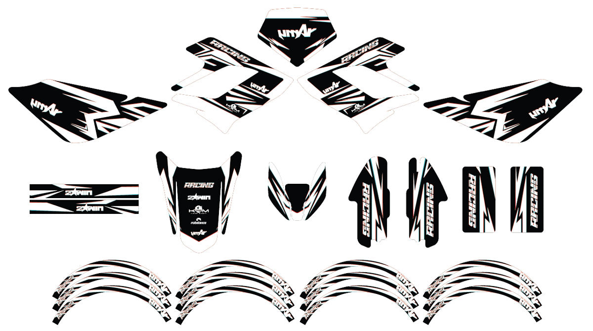 Kit déco 50cc Derbi DRD Racing Glitch