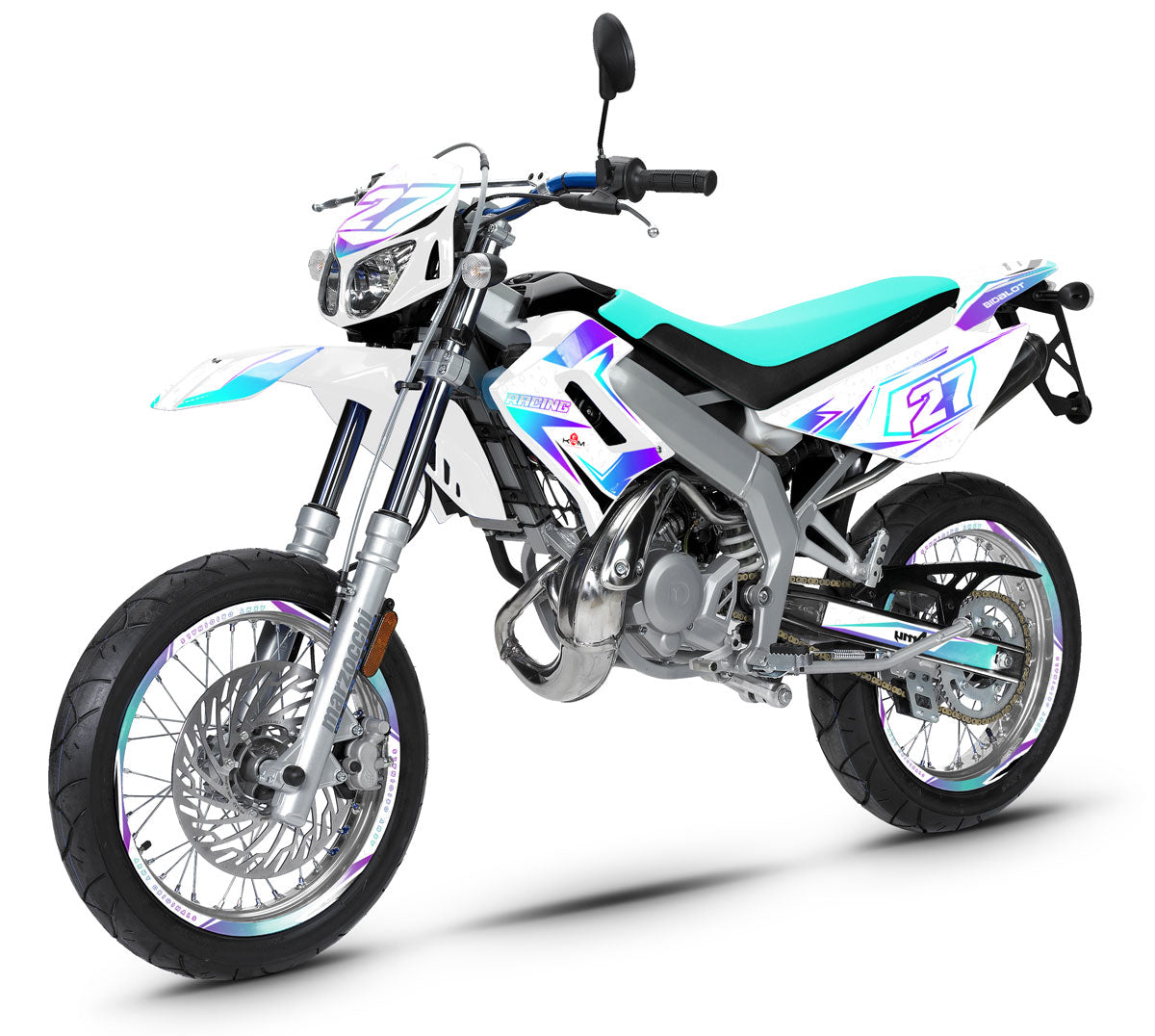 Kit déco 50cc Derbi DRD Racing Lys