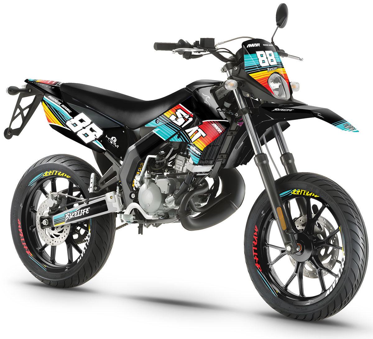 Kit déco 50cc Gilera SMT 2011-2017 Army Bikelife