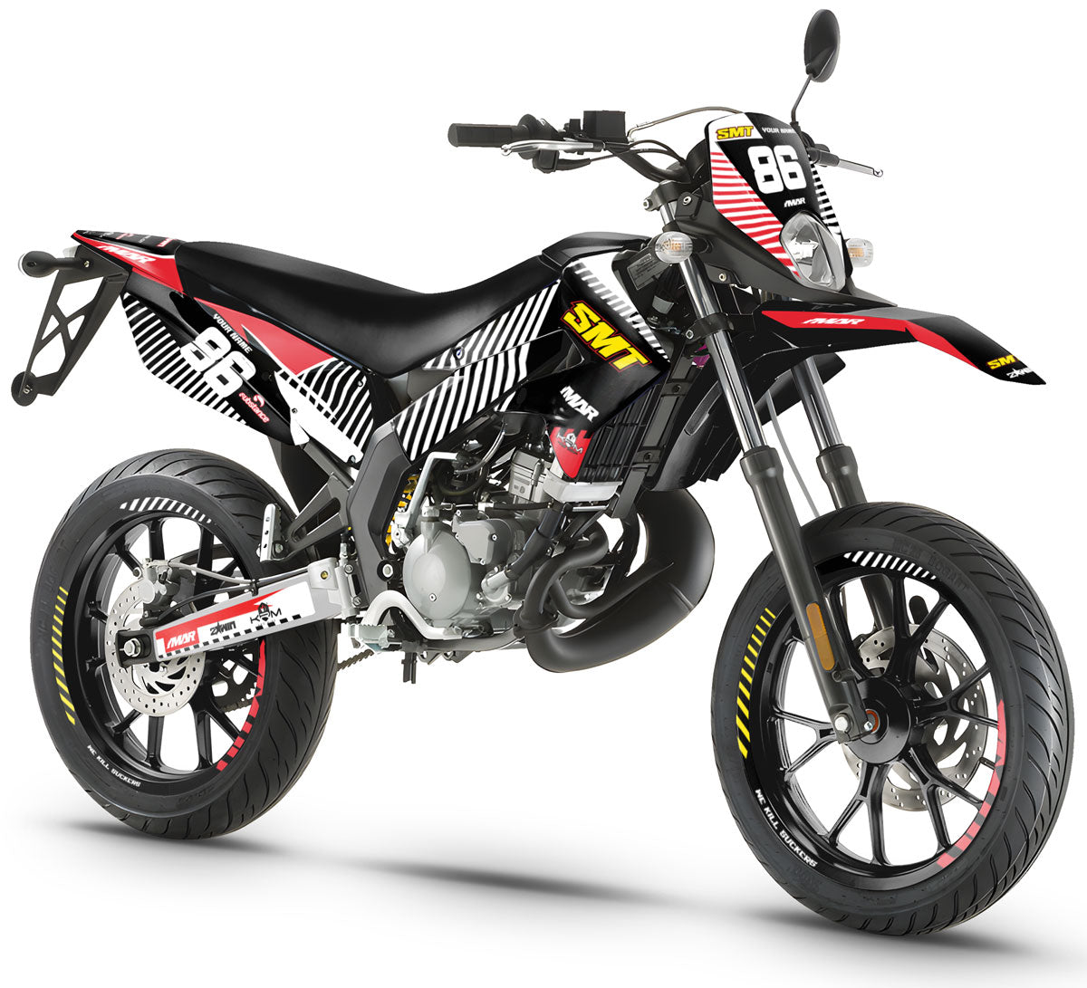 Kit déco 50cc Gilera SMT 2011-2017 Geico