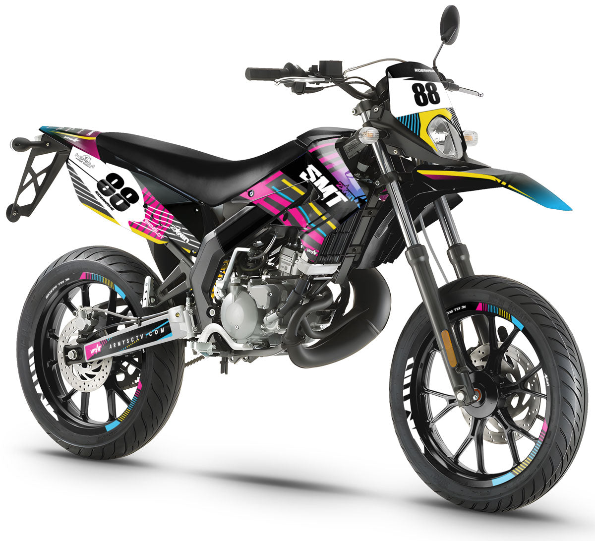 Kit déco 50cc Gilera SMT 2011-2017 Army Haze