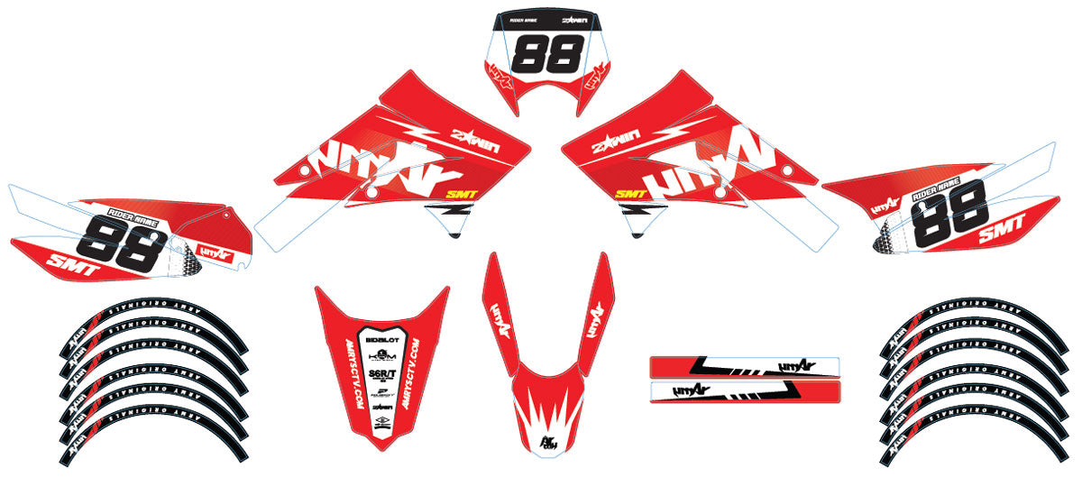 Kit de pegatinas 50cc Gilera SMT 2011-2017 Army Legacy v.2