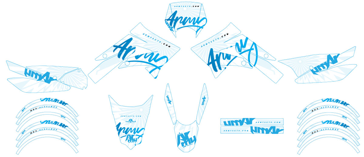 Kit de adhesivos Gilera SMT 2011-2017 Onlyfans