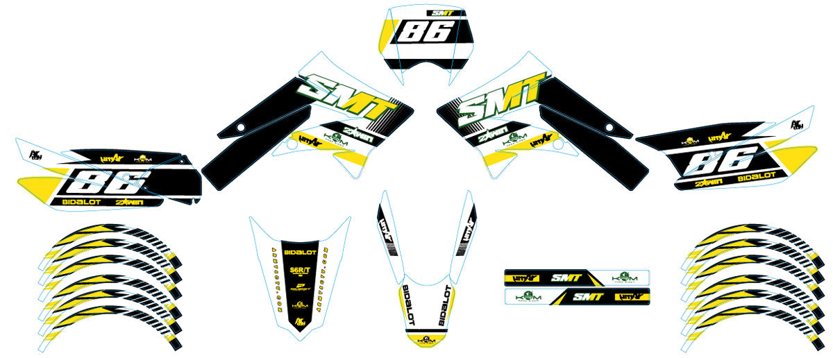 Kit déco 50cc Gilera SMT 2011-2017 Send it