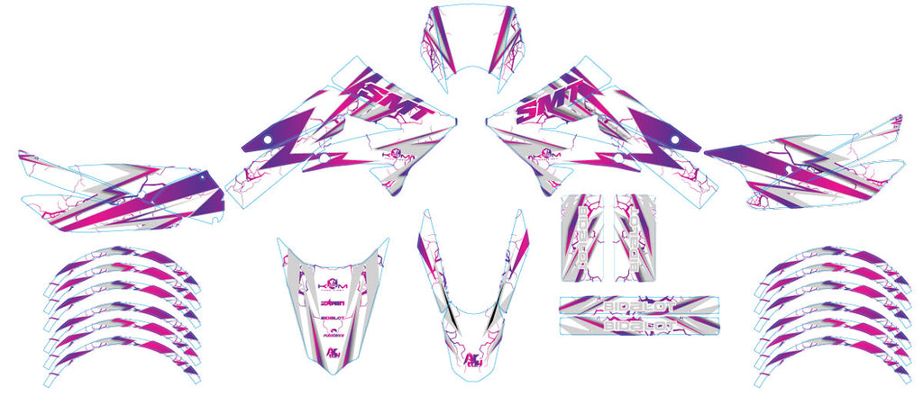 Kit déco 50cc Gilera SMT 2011-2017 Tension