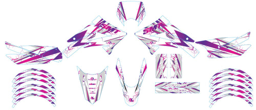 Kit déco 50cc Gilera SMT 2011-2017 Tension