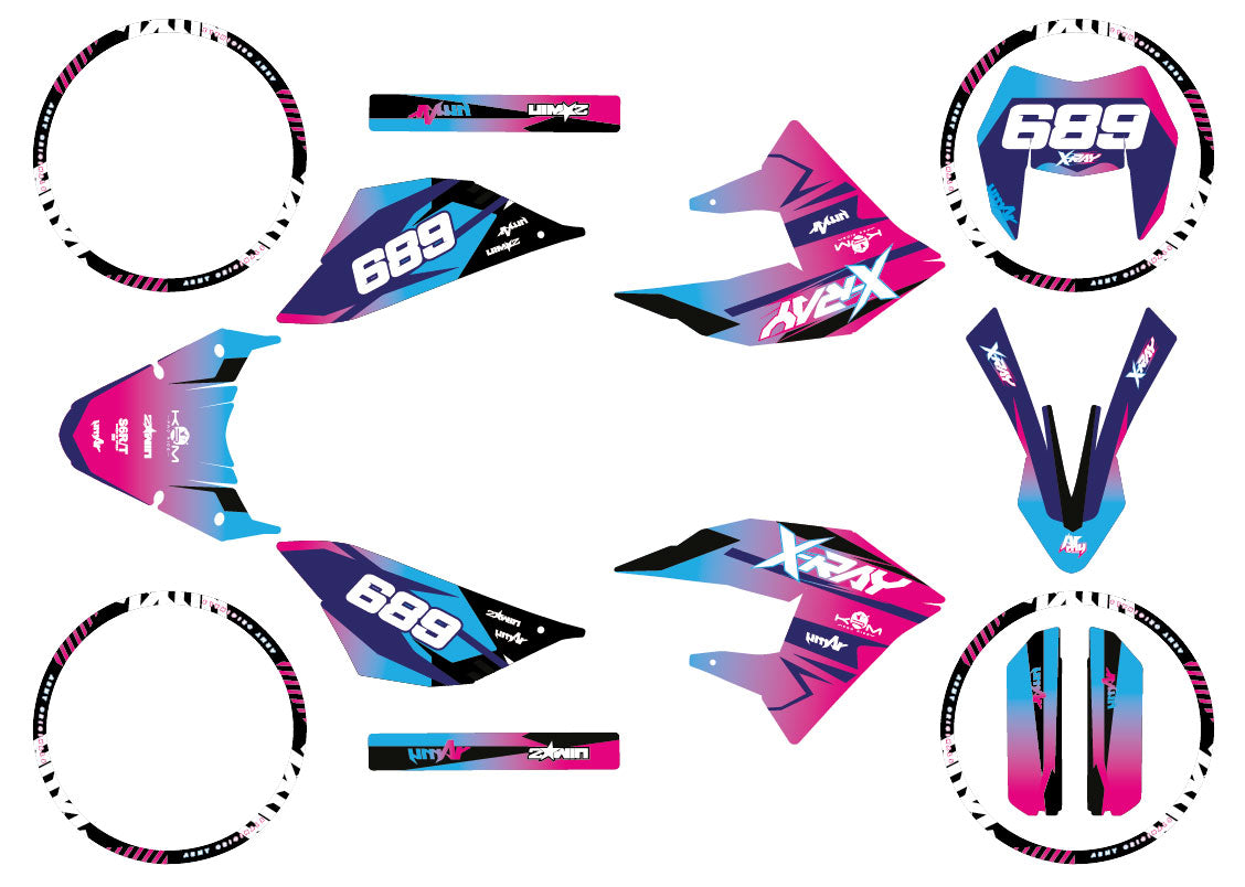 Dekor kit 50cc Masai X-Ray 2019-2025 Blast