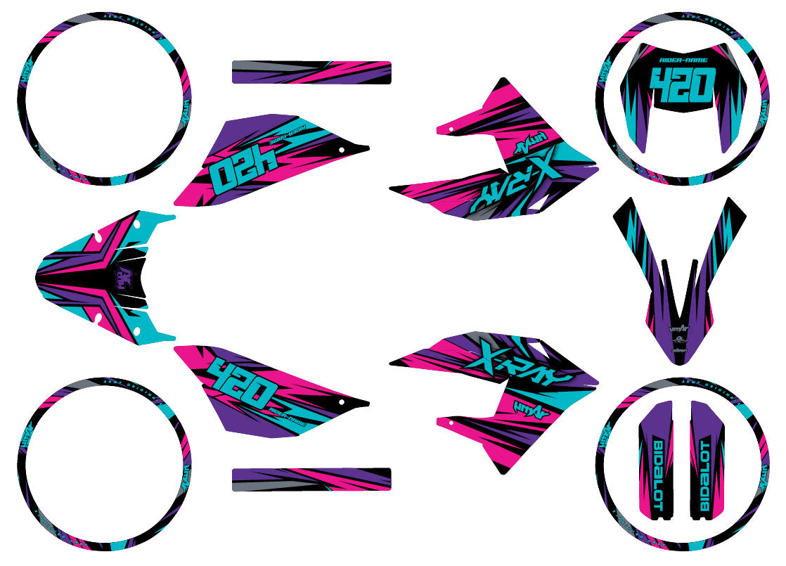 Dekor kit 50cc Masai X-Ray 2019-2025 Electrify