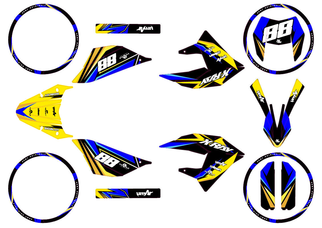 Dekor kit 50cc Masai X-Ray 2019-2025 Finder