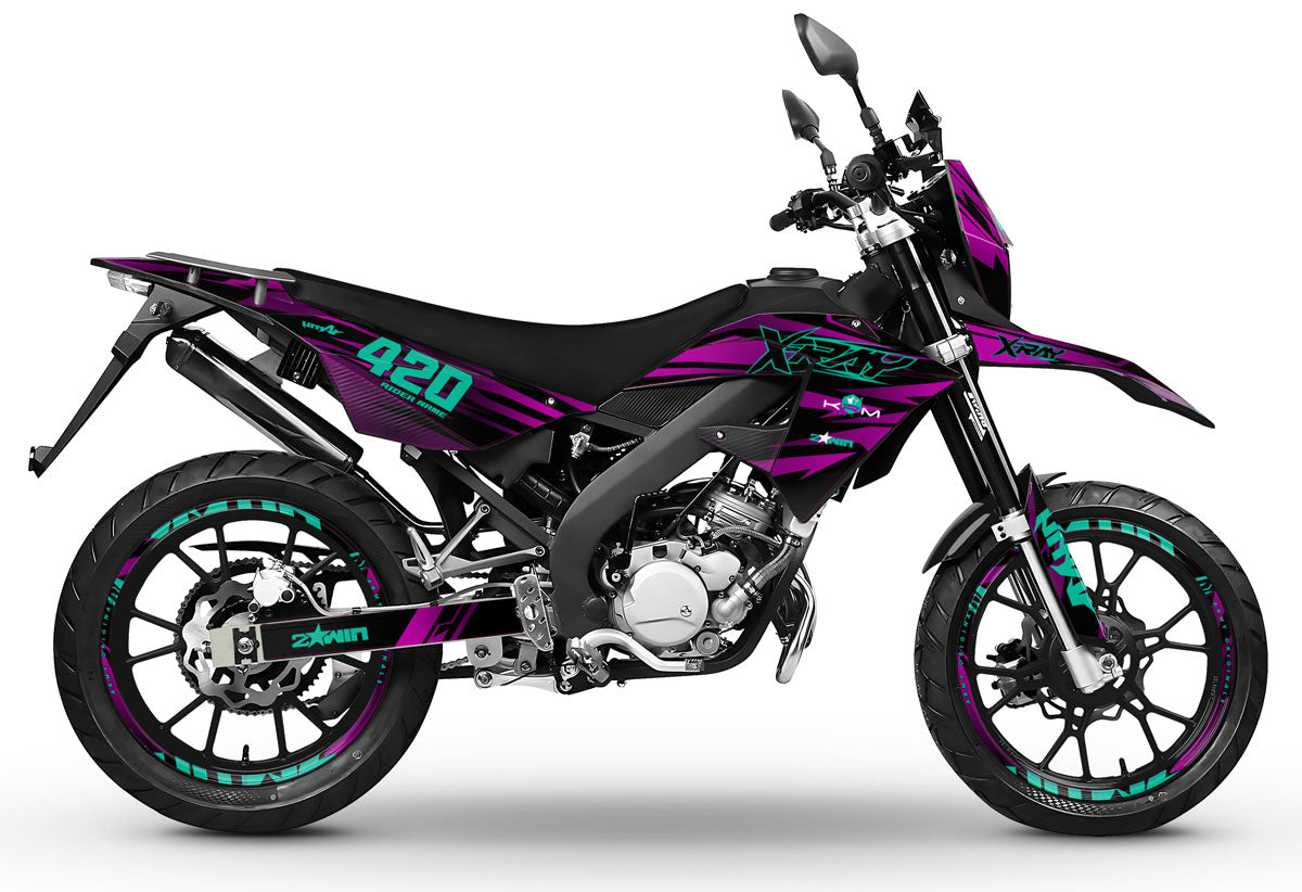 Dekor kit 50cc Masai X-Ray 2019-2025 Purple Rain