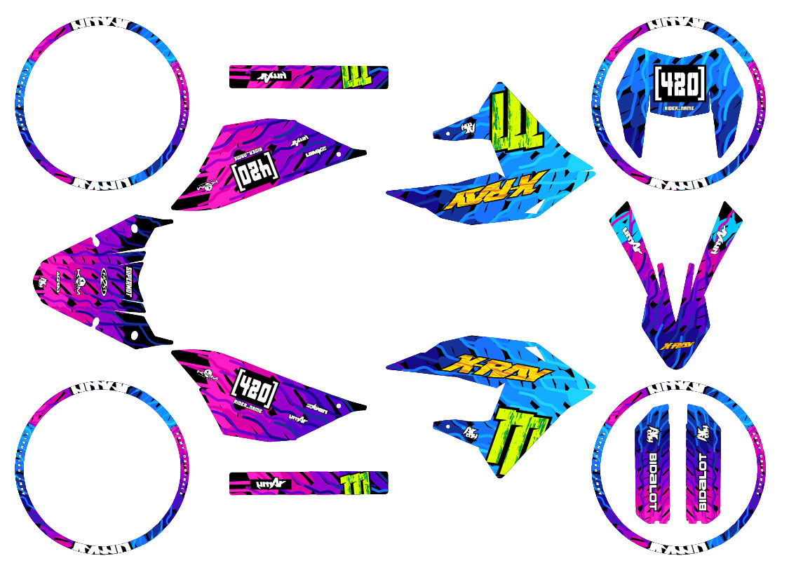 Dekor kit 50cc Masai X-Ray 2019-2025 Sparkler