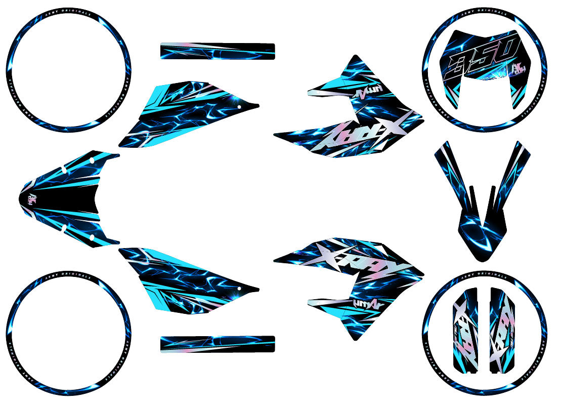 Dekalsett 50cc Masai X-Ray 2019-2025 Wheelyz