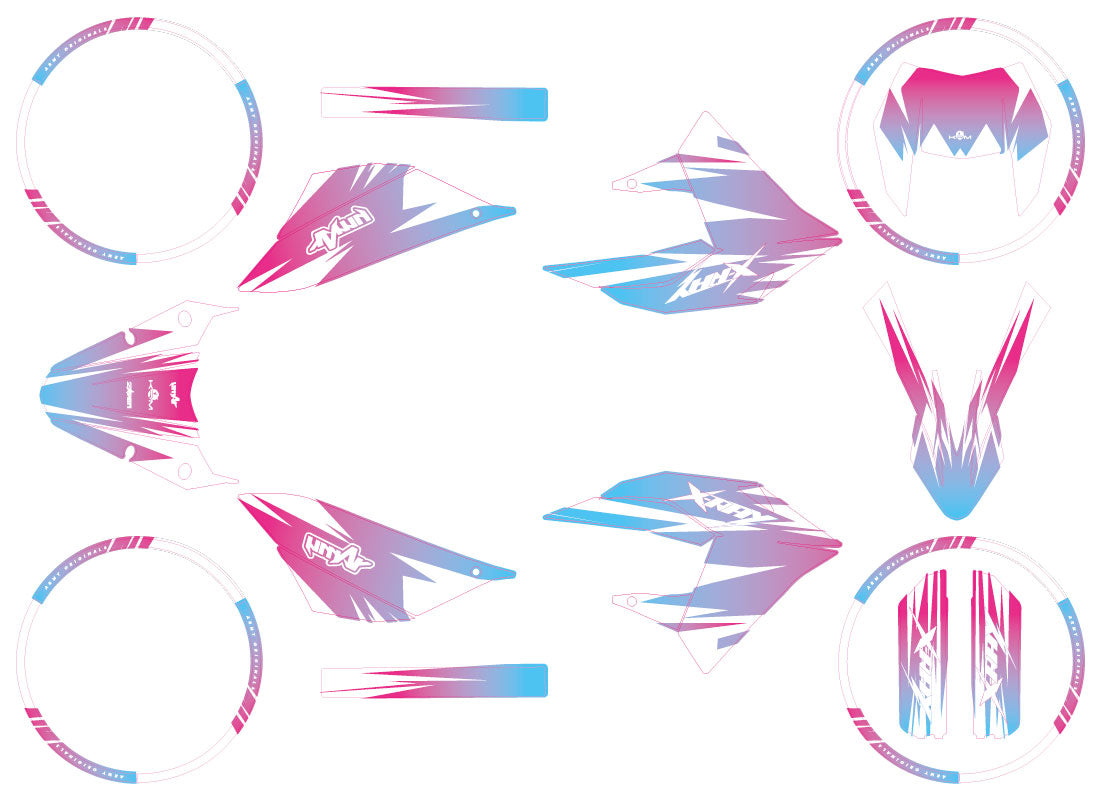 Dekor kit 50cc Masai X-Ray 2019-2025 X-Fast