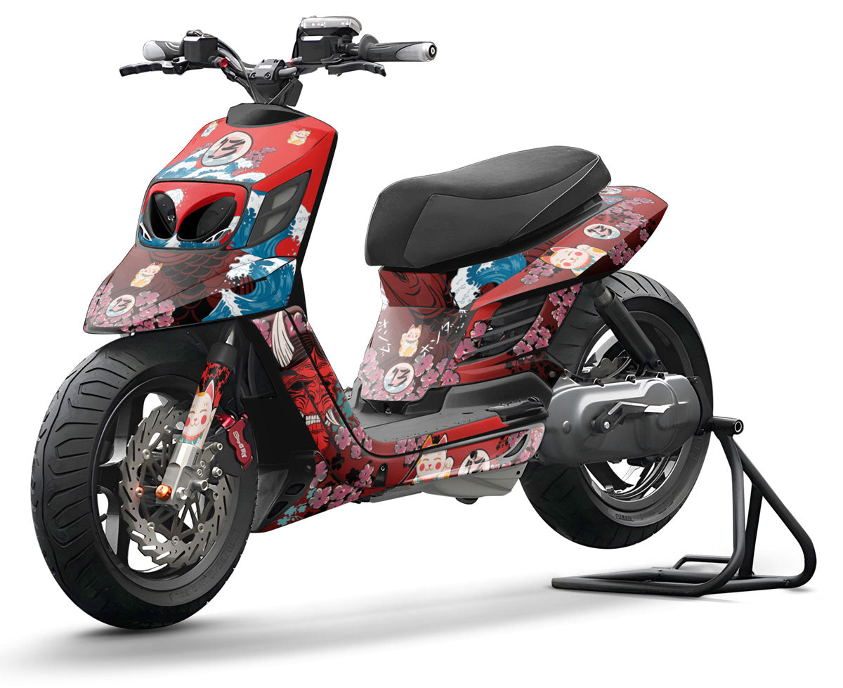 Graphics kit MBK Booster RX BCD/Yamaha BW's RX BCD Arigato