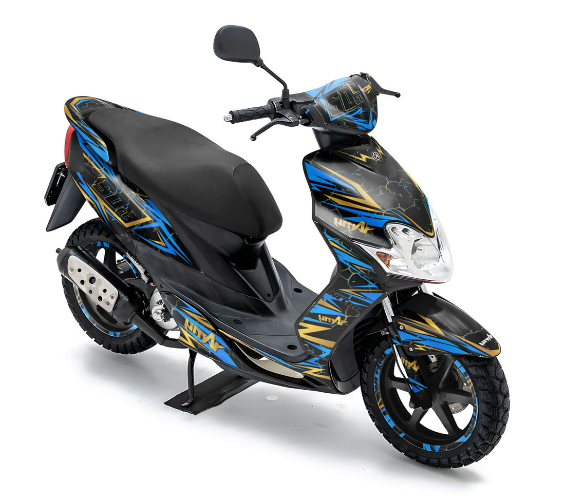Graphics-kit MBK Mach G (04-15) Bleuz | MBK Electric Graphics-kit ...