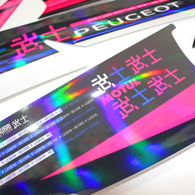 kit déco 50cc pour Peugeot Speedight avec finition holo prismatique