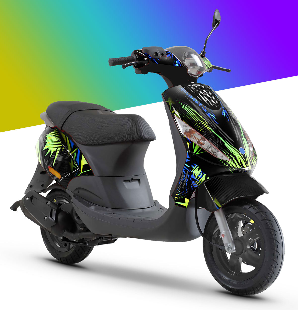 Graphics kit 100% custom Piaggio Zip 50cc